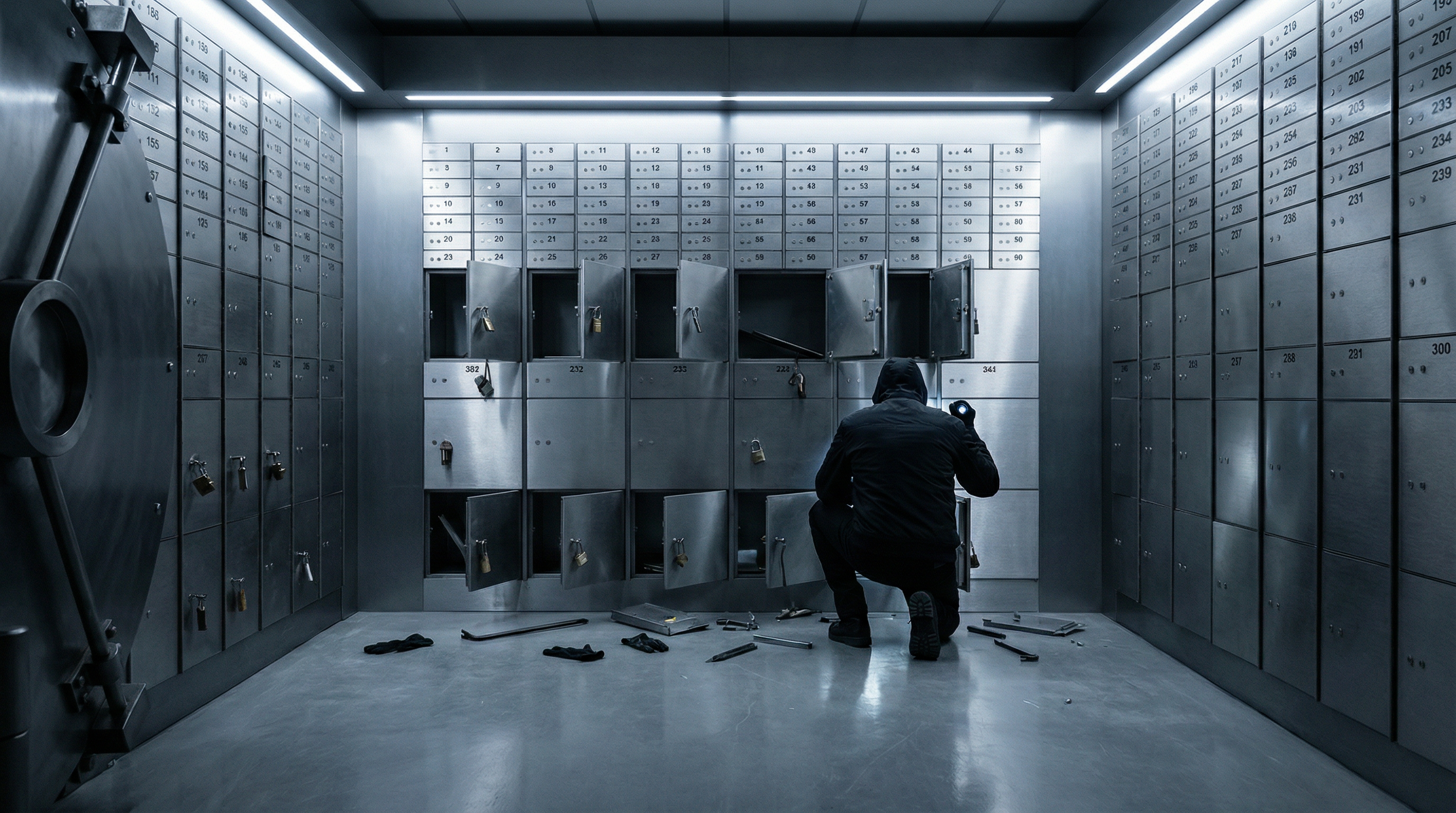 14 von 700 Schließfächern geknackt - Bankeinbruch bei Bremen schockt Kunden