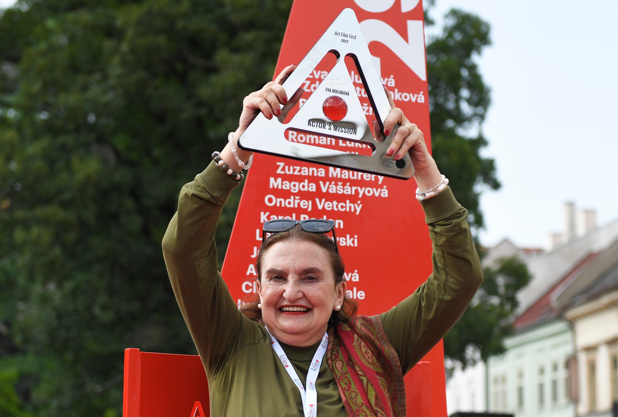 Česká herečka Eva Holubová.