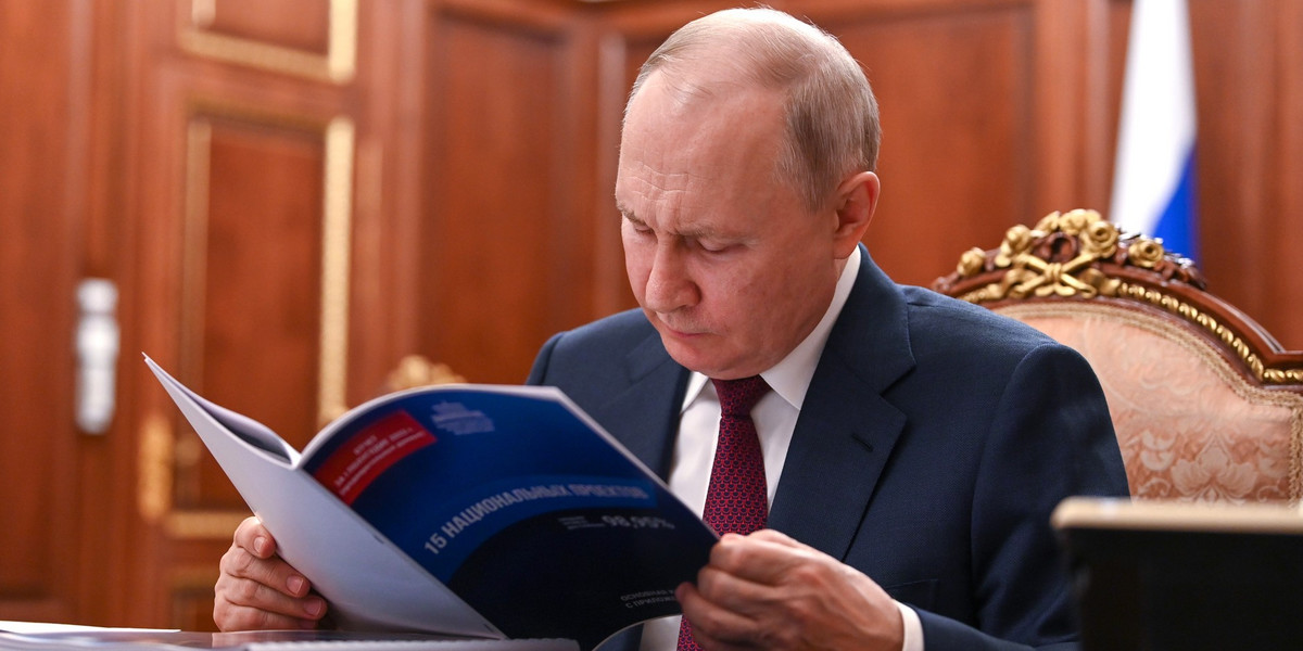 Władimir Putin zadowolony jest z liczb gospodarczych.