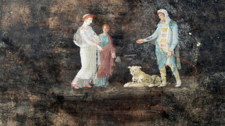 Freski odnalezione w Pompejach