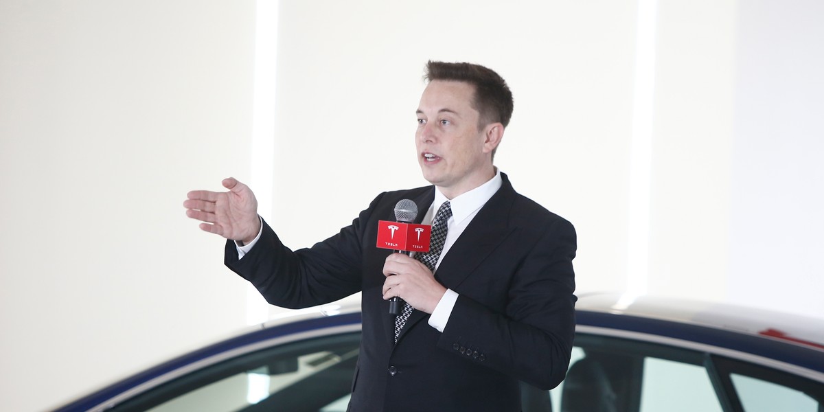 Elon Musk, Tesla's CEO.