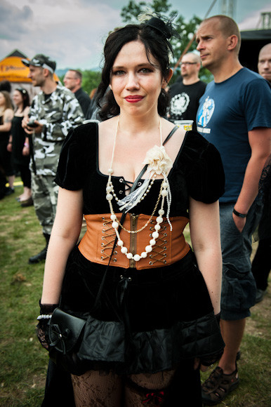 Castle Party 2012 - publiczność (fot. Monika Stolarska / Onet)