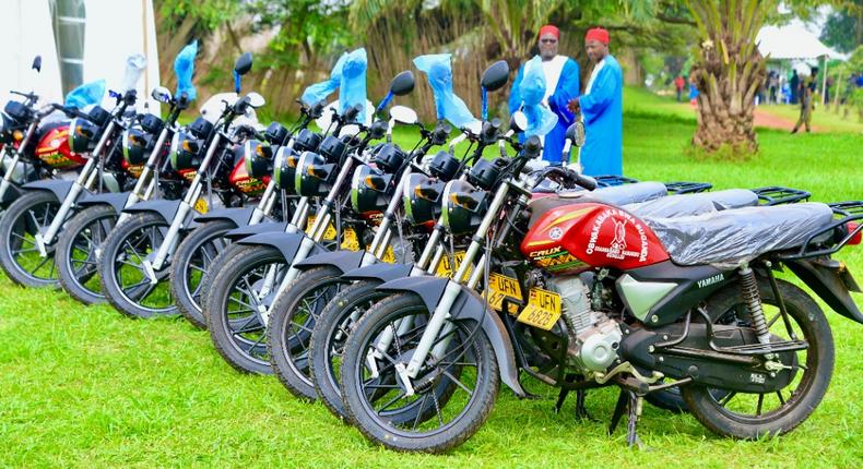 The motorcycles to facilitate Kingdom activities 