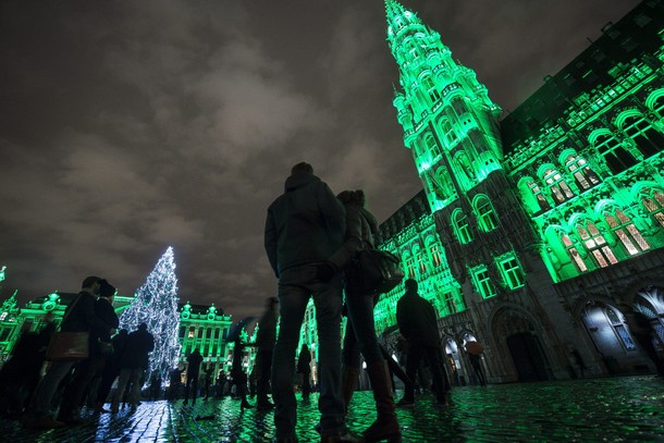 Christmas illumination in Brussels