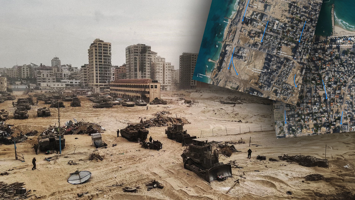 Strefa Gazy obrócona w perzynę. Zdjęcia satelitarne pokazują skalę zniszczeń