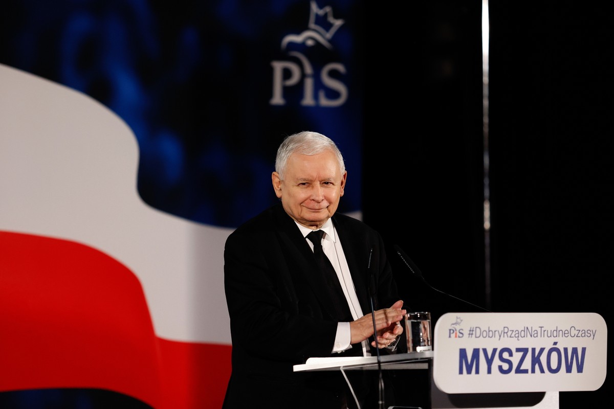 Prezes PiS Jarosław Kaczyński