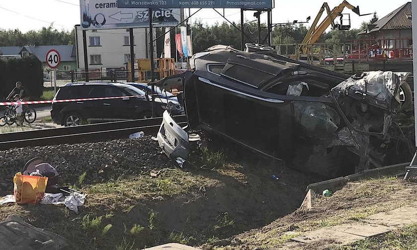 Wypadek na przejeździe kolejowym w Rzeszowie