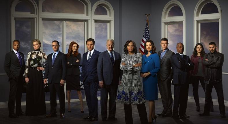 Cast of Scandal TV series 