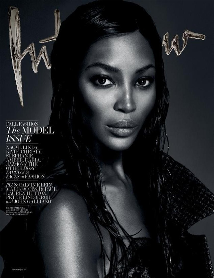 Naomi Campbell w magazynie Interview