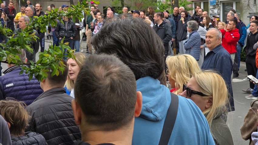 Beograd Zvezdara protest tišina