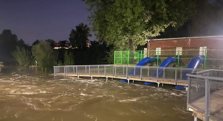 Położony na Oławie w pobliżu Żabiej Ścieżki Jaz Małgorzata pomógł w ratowaniu Wrocławia