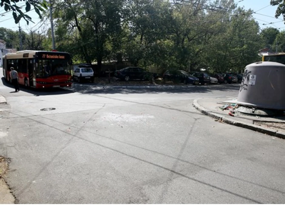 Mesto gde se dogodio karambol