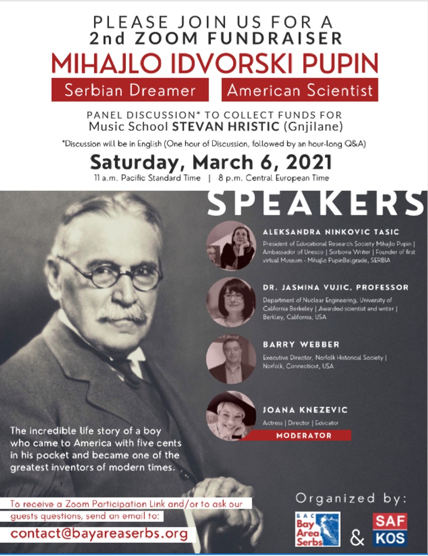 Tribina o Mihajlu Pupinu u SAD