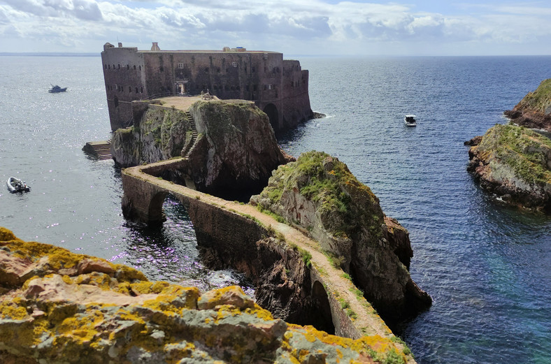 Zachwycający fort São João Baptista na wyspie Berlenga Grande