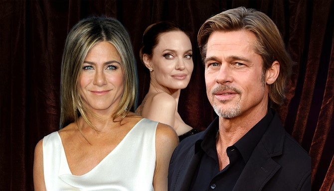 Dženifer Aniston, Anđelina Džoli i Bred Pit