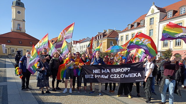 Spokojny II Marsz Równości w Białymstoku. 