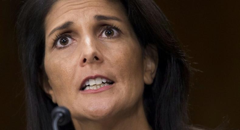 Nikki Haley, US ambassador to the United Nations, says President Donald Trump will press Chinese leader Xi Jinping in talks next week to crack down on North Korea weapons programs