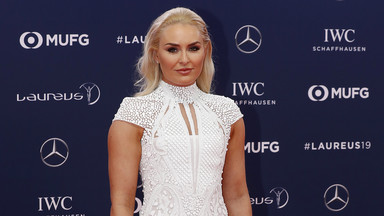 Lindsey Vonn w oryginalnej kreacji na rozdaniu nagród