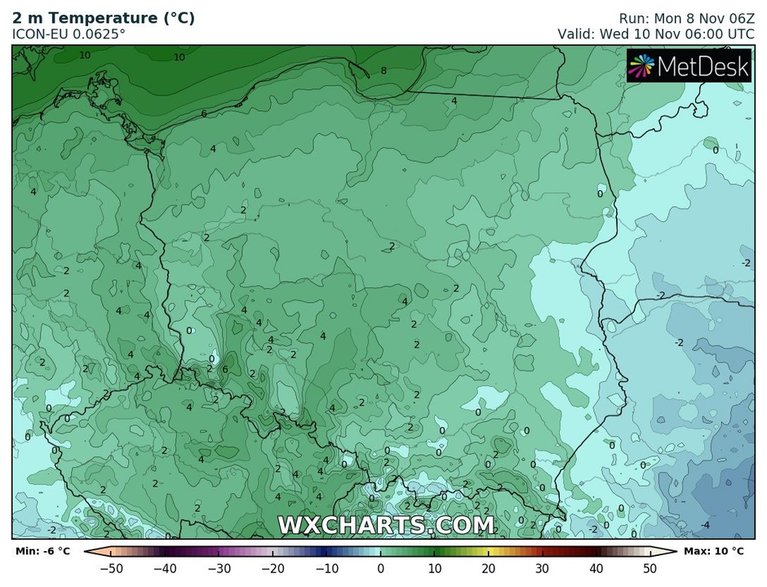 W nocy miejscami wystąpią przymrozki