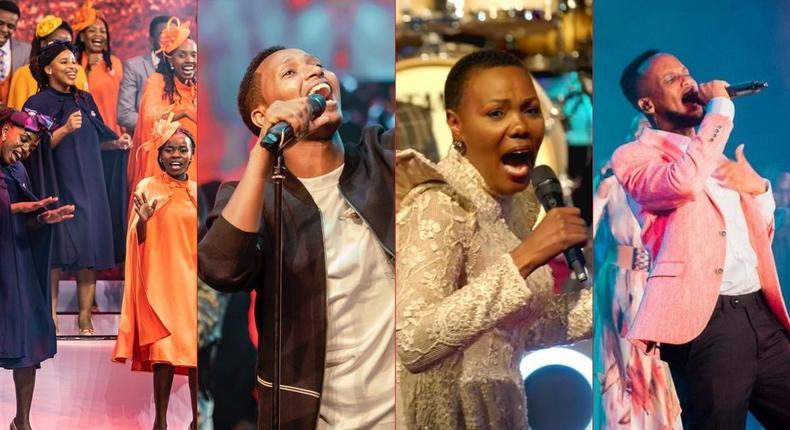 Tanzanian worship ministry Essence of Worship, Rwandan gospel singer Israel Mbonyi, Kenyan worship leader Dr Sarah K and worship leader Dedo Dieumerci