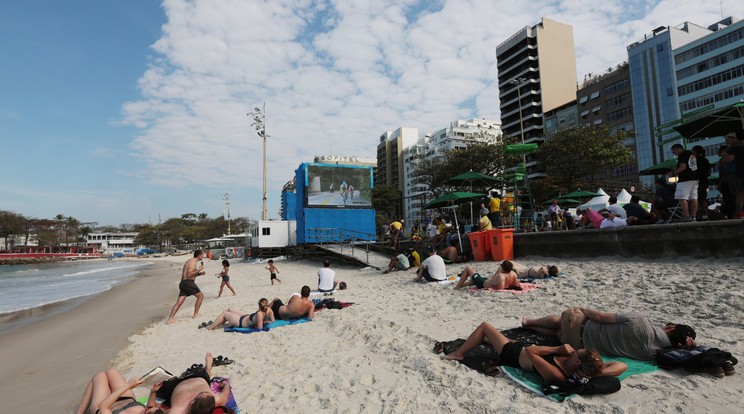 A varázslatos Copacabana most nem annyira veszélytelen - itt történt a támadás is / Fotó: AFP