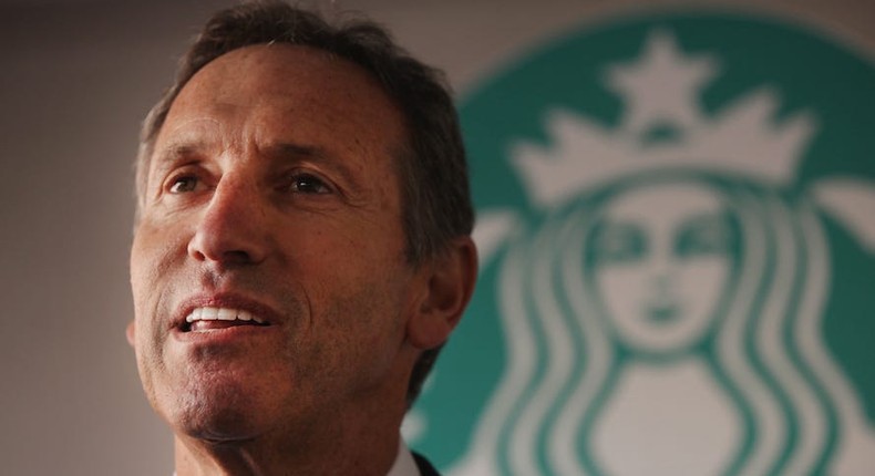 Starbucks CEO Howard Schultz