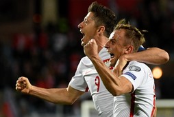 Kamil Grosicki Robert Lewandowski reprezentacja Polski piłka nożna futbol mundial 2018 mistrzostwa świata 2018