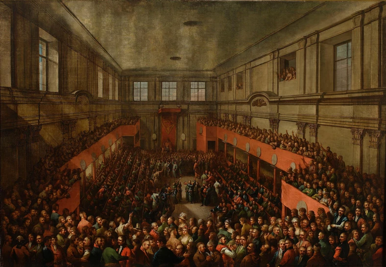 By zabezpieczyć się przed zerwaniem obrad, w trakcie Sejmu Wielkiego zawiązano konfederację, która pozwalała decydować większością głosów