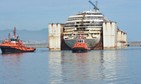 ITALY ACCIDENT COSTA CONCORDIA (Costa Concordia wreck on last 10-nautical mile sea journey)