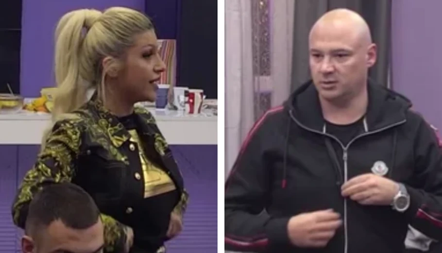 Ivana Šopić i Bojan Simić (Foto: Screenshot TV Pink)