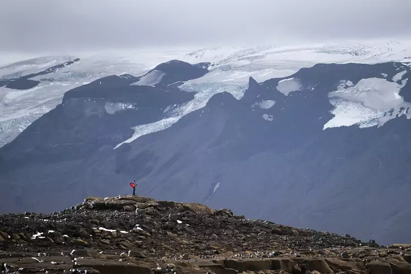 Pogrzeb lodowca &quot;Ok&quot; / fot. Jeremie RICHARD / AFP