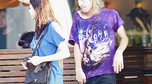 Frances Bean Cobain i Isaiah Silva (fot. Agencja BE&amp;W)