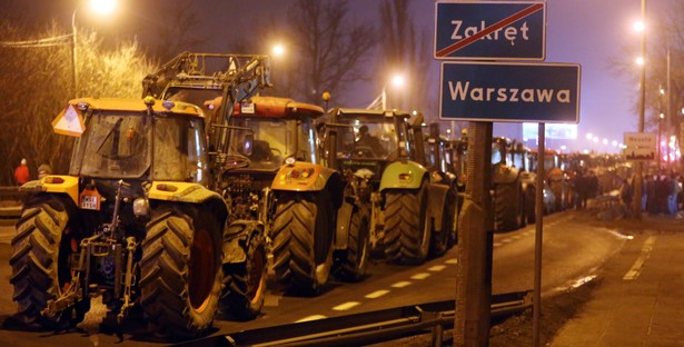 Koniec blokady w Zakręcie. Rolnicy zjeżdżają z drogi