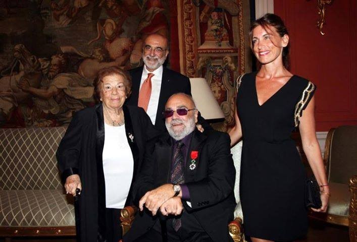 Demis Roussos z ukochaną córką Emily