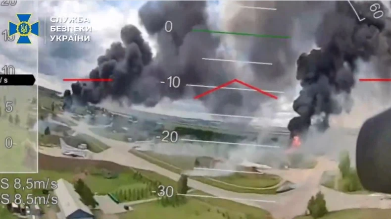 Putanja drona od lansiranja do udara u ruski bombarder