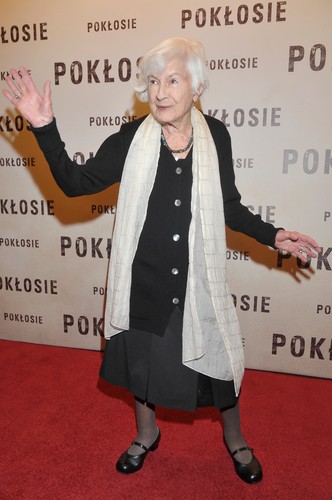Danuta Szaflarska na premierze 'Pokłosia'