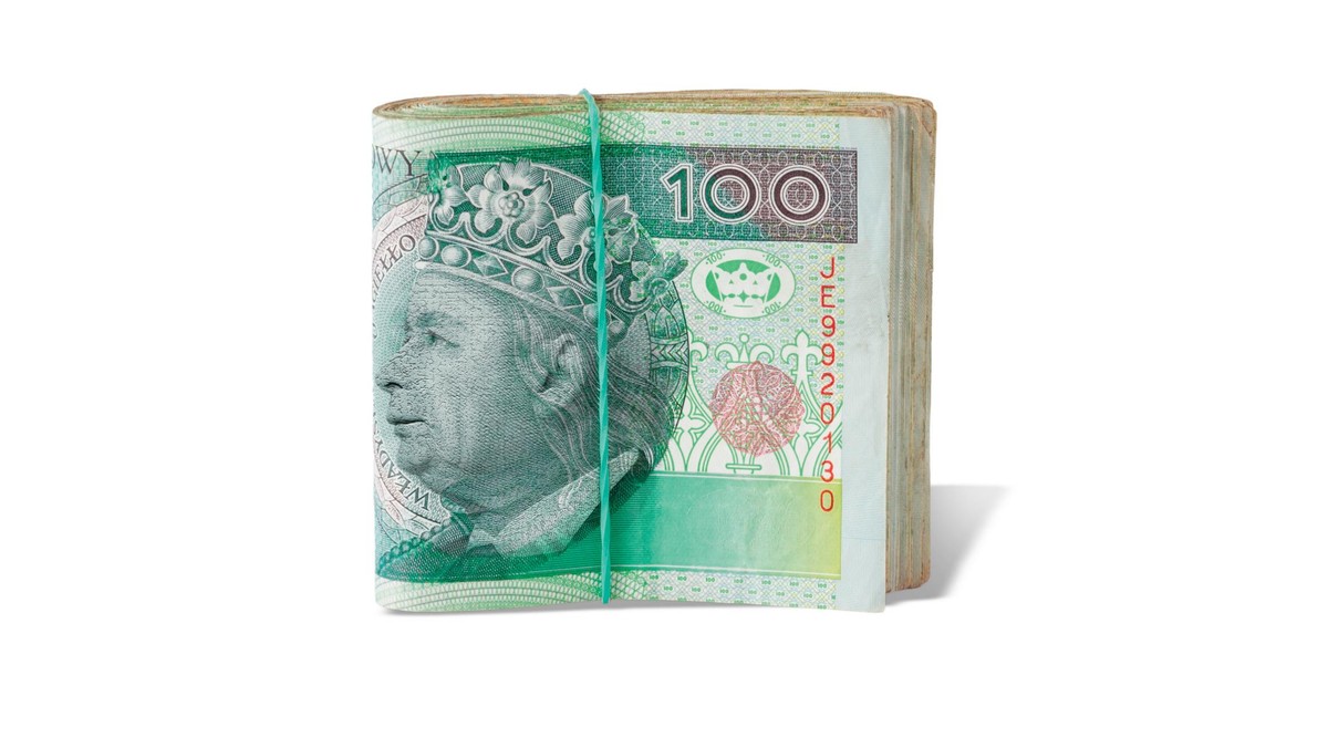 jarosław kaczyński plik banknotów