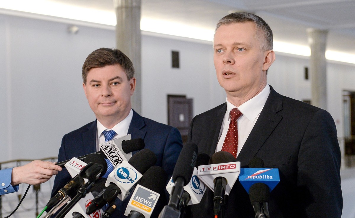 Jan Grabiec i Tomasz Siemoniak