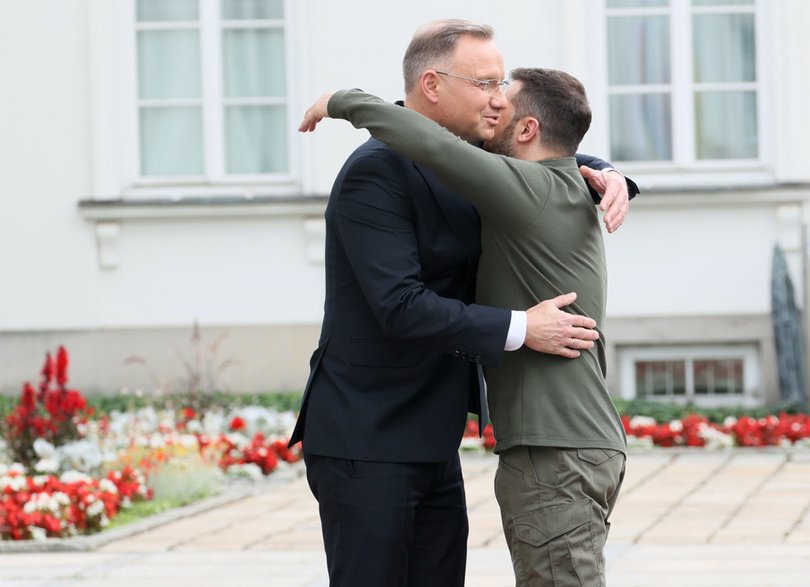 Andrzej Duda i Wołodymyr Zełenski w lipcu 2024 r.