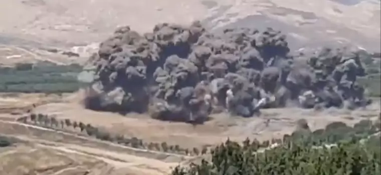 Izrael rozminowuje Wzgórza Golan. Gigantyczna eksplozja [WIDEO]