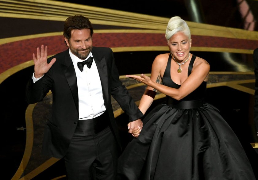 Bradley Cooper i Lady Gaga podczas 91. ceremonii wręczenia Oscarów (2019)