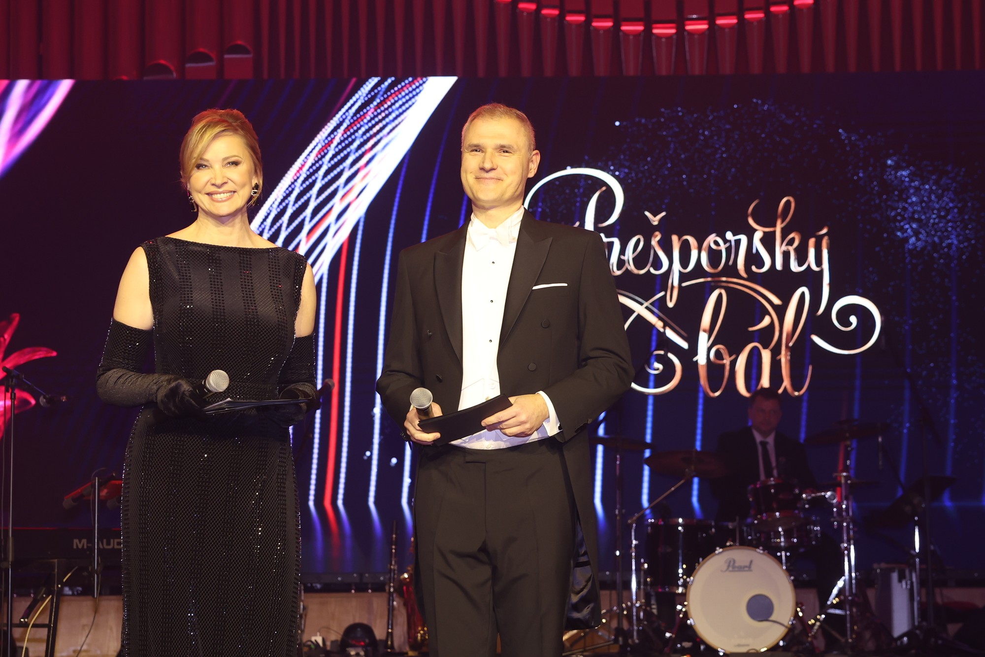 Prešporský bál 2026 -  Janette Štefánková a Ľubomír Bajaník. 