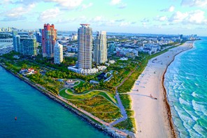 Miami Beach to jedna z najpiękniejszych plaż na Florydzie 