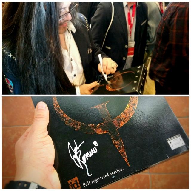 John Romero, współtwórca pierwszego Quake'a odwiedził niedawno krakowski festiwal Digital Dragons. Nasz naczelny zdobył autograf na pierwszym wydaniu gry :)