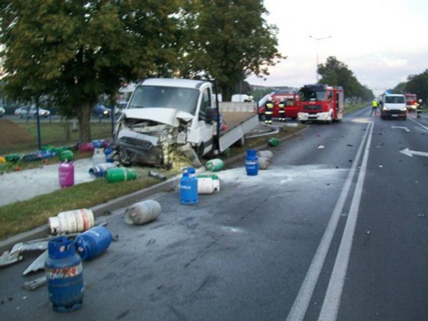 Wypadek w Słupcy