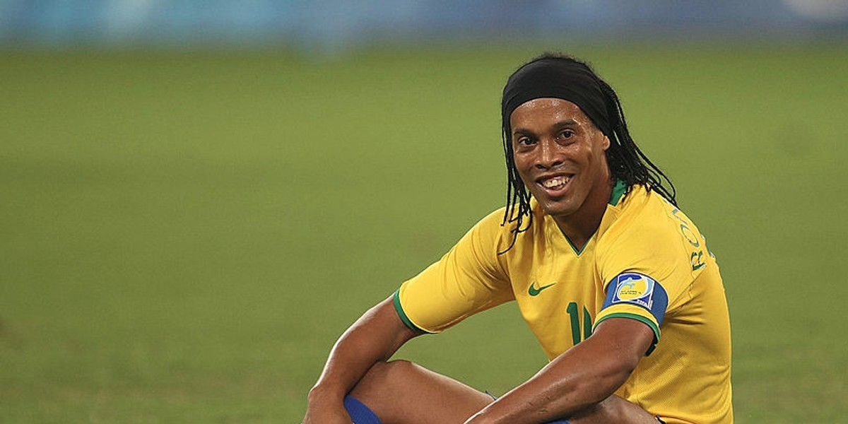 Brazilian soccer legend Ronaldinho explains how his childhood dog made him a better footballer