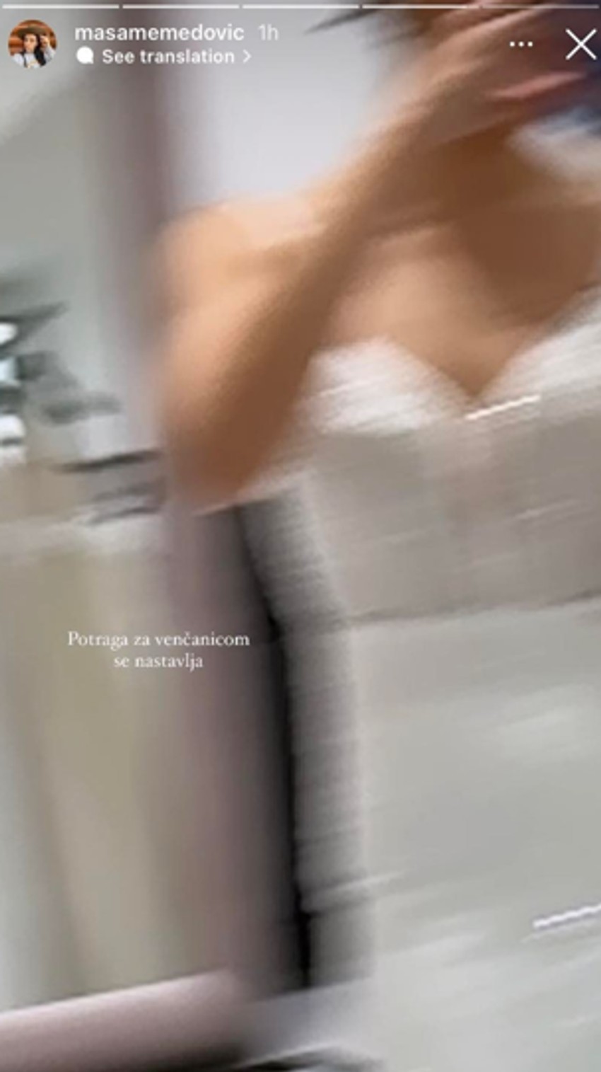 Maša Memedović traži venčanicu