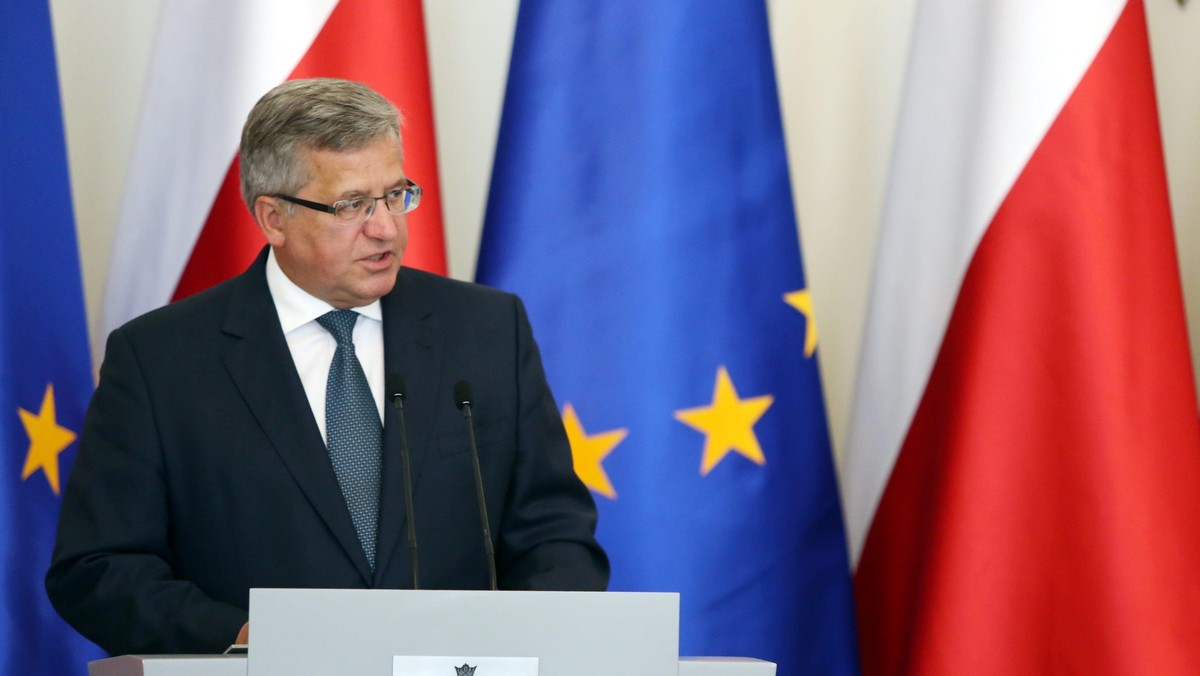 WARSZAWA PREZYDENT KOMOROWSKI SPOTKANIE Z AMBASADORAMI