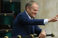 Donald Tusk na sali obrad Sejmu. 26.05.2023 r.