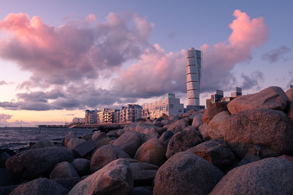 Turning Torso w Malmoe, projekt Santiago Calatravy